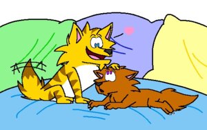 Rating: Safe Score: 0 Tags: ambiguous_gender bed blue_eyes brown_body brown_fur cougar duo e621 felid feline feral fur furniture heart_symbol hybrid jeral liger lion mammal neonate pantherine purple_eyes stripes yellow_body yellow_fur young User: bunchy7s