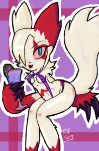 Rating: Questionable Score: 0 Tags: 2008 anthro anthrofied beverage breasts chest_tuft clothing e621 female food fur generation_3_pokemon markings nintendo pokemon pokemon_(species) pokemorph red_markings solo swimwear tail tuft unknown_artist white_body white_fur zangoose User: bunchy7s