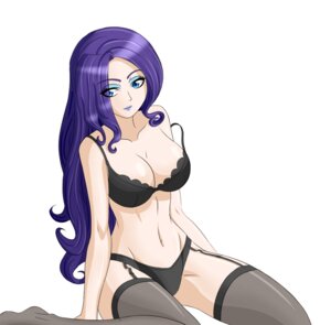 Rating: Questionable Score: 0 Tags: alternate_species big_breasts blue_eyes bra breasts cleavage clothed clothing e621 female friendship_is_magic hair hasbro hi_res human humanized mammal my_little_pony not_furry panties purple_hair rarity_(mlp) solo underwear zantyarz User: bunchy7s