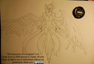 Rating: Explicit Score: 0 Tags: animal_genitalia balls canid canine canis cc-by-nc-sa creative_commons e621 english_text feathered_wings feathers fully_sheathed genitals hybrid male mammal membrane_(anatomy) membranous_wings mismatched_wings multi_tail nude one_eye_closed sheath sketch solo tail tanek_eros tanek_woofer text unknown_artist wings wolf User: bunchy7s