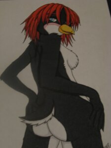 Rating: Questionable Score: 0 Tags: 3:4 absurd_res anthro avian beak belly bird black_body black_feathers blue_eyes blush breasts butt e621 electricducky feathers female fluffy hair hi_res looking_back naturally_censored non-mammal_breasts nude penguin red_hair simple_background solo white_background white_belly white_body white_feathers User: bunchy7s Rating: Questionable Score: 0 Tags: 3:4 absurd_res anthro avian beak belly bird black_body black_feathers blue_eyes blush breasts butt e621 electricducky feathers female fluffy hair hi_res looking_back naturally_censored non-mammal_breasts nude penguin red_hair simple_background solo white_background white_belly white_body white_feathers User: bunchy7s