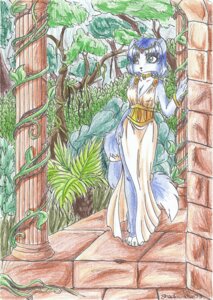 Rating: Safe Score: 0 Tags: anthro blue_body blue_fur blue_hair canid canine clothing dress e621 female forest fox fur grass hair hi_res jungle krystal_(star_fox) mammal nintendo palace plant shadow-chan solo star_fox tree vines white_body white_fur User: bunchy7s