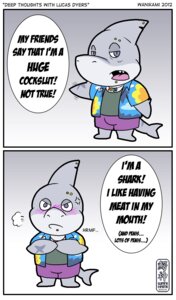 Rating: Questionable Score: 0 Tags: 2012 angry anthro aquatic barbell_piercing blue_eyes blush bottomwear clothed clothing crossed_arms dialogue dyers e621 embarrassed english_text eyebrow_barbell eyebrow_piercing facial_piercing fin fin_piercing fish furgonomic_piercing furgonomics hi_res humor jewelry labret_piercing lip_piercing male necklace open_clothing open_mouth open_shirt open_topwear piercing shark shirt shorts solo speech_bubble stated_homosexuality stated_sexuality tail tank_top text tongue topwear wanikami User: bunchy7s Rating: Questionable Score: 0 Tags: 2012 angry anthro aquatic barbell_piercing blue_eyes blush bottomwear clothed clothing crossed_arms dialogue dyers e621 embarrassed english_text eyebrow_barbell eyebrow_piercing facial_piercing fin fin_piercing fish furgonomic_piercing furgonomics hi_res humor jewelry labret_piercing lip_piercing male necklace open_clothing open_mouth open_shirt open_topwear piercing shark shirt shorts solo speech_bubble stated_homosexuality stated_sexuality tail tank_top text tongue topwear wanikami User: bunchy7s