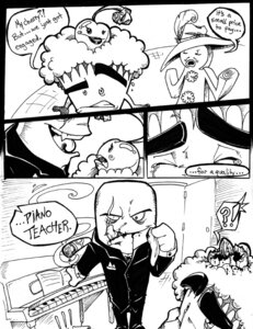 Rating: Questionable Score: 0 Tags: animate_inanimate base_three_layout black_and_white blockage_(layout) borderless_panel comic e621 entervoid female food food_creature four_frame_image gore group horizontal_blockage innuendo male monochrome not_furry panel_skew three_row_layout unknown_artist User: bunchy7s