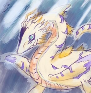 Rating: Safe Score: 0 Tags: aquatic bandai_namco blue_eyes blue_rig_uchiha countershading digimon digimon_(species) dinosaur e621 fin male markings orange_body orange_countershading plesiomon prehistoric_species purple_markings reptile scalie simple_background solo teeth toony underwater water yellow_body User: bunchy7s