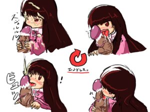 Rating: Explicit Score: 0 Tags: blush brown_eyes brown_hair censored cum cum_on_clothes cum_on_hair double_handjob ejaculation facial fellatio female hakika handjob kaguya_houraisan licking long_hair male multiple_penises oral penis rule34 saliva sweat tongue touhou translated two-handed_handjob User: bunchy7s
