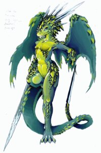 Rating: Safe Score: 0 Tags: 2007 anthro biped breasts claws digital_media_(artwork) dragon e621 featureless_breasts featureless_crotch female green_body green_scales holding_melee_weapon holding_object holding_sword holding_weapon melee_weapon membrane_(anatomy) membranous_wings mythological_creature mythological_scalie mythology non-mammal_breasts nude on_one_leg pira scales scalie seductive simple_background solo standing sword tail unavailable_at_source weapon white_background wings User: bunchy7s