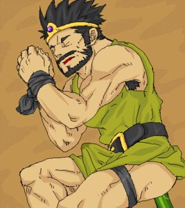 Rating: Explicit Score: 0 Tags: 1boy anal_insertion armpit_hair beard belt black_hair bondage boner bottomless_male bulge circlet clothing dragon_quest dragon_quest_iii erection erection_under_clothes facial_hair male male_only ortega_(dq3) precum_through_clothing restrained rule34 solo solo_male tagme tunic unconscious unknown_artist User: bunchy7s