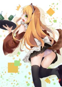 Rating: Questionable Score: 0 Tags: 2013 animal_humanoid animal_tail azuki_azusa blonde_hair blush bonnzinnak bottomwear canid canid_humanoid canine canine_humanoid canis clothed clothing digital_media_(artwork) dog_humanoid domestic_dog e621 female fully_clothed green_eyes hair hentai_ouji_to_warawanai_neko. humanoid legwear long_hair mammal mammal_humanoid open_mouth panties pattern_bottomwear pattern_clothing pattern_panties pattern_underwear shaded skirt solo spilling stockings striped_bottomwear striped_clothing striped_panties striped_underwear stripes surprised tail underwear upskirt waiter User: bunchy7s