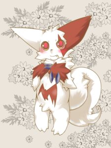 Rating: Safe Score: 0 Tags: 3:4 ambiguous_gender blush e621 flower fur generation_3_pokemon looking_at_viewer markings mukomizu_kintora nintendo plant pokemon pokemon_(species) red_eyes red_markings solo tail teeth white_body white_fur zangoose User: bunchy7s