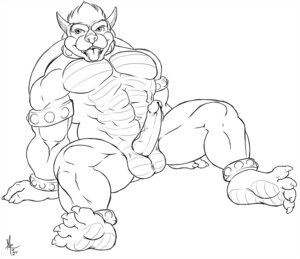 Rating: Explicit Score: 0 Tags: 2010 2_horns abs anthro balls barazoku biceps big_muscles big_penis bowser claws collar e621 erection genitals horn humanoid_genitalia humanoid_penis koopa male mario_bros modem_redpill monochrome muscular muscular_anthro muscular_male nintendo penis presenting scalie sketch solo spread_legs spreading tongue vein User: bunchy7s