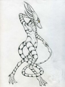 Rating: Explicit Score: 0 Tags: breasts claws e621 eva_(raesheris) female genitals horn lupinator navel nipples nude solo stripes tail unknown_species vulva yellow_eyes User: bunchy7s