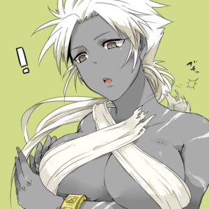 Rating: Explicit Score: 0 Tags: breasts clothes color female female_only front_view grey_eyes grey_skin hair human king_of_fighters mukai_(kof) open_eyes open_mouth rule34 rule_63 snk solo torn_clothes white_hair User: bunchy7s