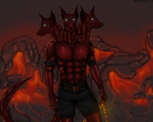 Rating: Safe Score: 0 Tags: 2012 3_heads 5:4 abs anthro belt biceps biped bottomwear canid canid_demon canine canis cerberus clothed clothing demon digital_media_(artwork) domestic_dog e621 eliana-asato european_mythology fire front_view fur glowing glowing_eyes greek_mythology hell hellhound male mammal multi_head muscular mythological_canine mythological_creature mythology nipples pecs portrait red_body red_fur red_skin red_theme scar shorts solo standing tail three-quarter_portrait topless white_eyes User: bunchy7s Rating: Safe Score: 0 Tags: 2012 3_heads 5:4 abs anthro belt biceps biped bottomwear canid canid_demon canine canis cerberus clothed clothing demon digital_media_(artwork) domestic_dog e621 eliana-asato european_mythology fire front_view fur glowing glowing_eyes greek_mythology hell hellhound male mammal multi_head muscular mythological_canine mythological_creature mythology nipples pecs portrait red_body red_fur red_skin red_theme scar shorts solo standing tail three-quarter_portrait topless white_eyes User: bunchy7s
