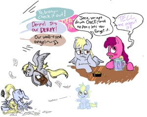 Rating: Safe Score: 0 Tags: alcohol bar beer berry_punch_(mlp) beverage cutie_mark derpy_hooves_(mlp) drunk duo e621 earth_pony english_text equid equine fail feathered_wings feathers female feral friendship_is_magic grey_body grey_feathers hasbro horse mammal my_little_pony mythological_creature mythological_equine mythology pegasus pony quadruped simple_background substance_intoxication tail text unknown_artist white_background wings User: bunchy7s