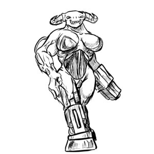 Rating: Explicit Score: 0 Tags: 1girls breasts cyberdemon_(doom) doom female genderswap oniontrain rule34 rule_63 tagme tyrant_(doom) User: bunchy7s
