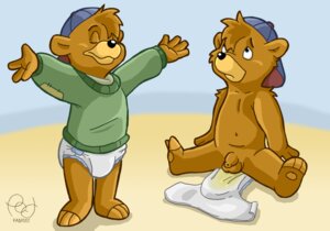 Rating: Explicit Score: 0 Tags: 1boy anthro balls ballsack baseball_cap bear blue_eyes brown_fur cub diaper disney flaccid flaccid_penis foreskin fur furry hat headwear kit_cloudkicker long_foreskin male male_only mammal navel nude nude_male padfoot peeing peeing_self penis rule34 scrotum smooth_penis solo tagme talespin testicles uncircumcised uncut unretracted_foreskin urinating urinating_male urine what young User: bunchy7s