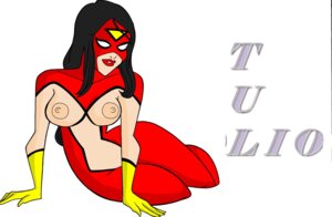 Rating: Explicit Score: 0 Tags: 1girls breasts breasts_out female female_only human human_only jessica_drew light-skinned_female light_skin marvel marvel_comics open_clothes rule34 solo spider-man_(series) spider-woman straight_hair tulio User: bunchy7s