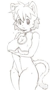 Rating: Questionable Score: 0 Tags: alicia_pris anthro blouse blush breasts clothed clothing cyberconnect2 domestic_cat e621 embarrassed felid feline felineko felis female hi_res little_tail_bronx long_tail mammal monochrome nipple_outline shirt sindoll solo tail tail_concerto topwear User: bunchy7s