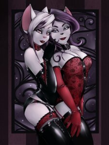 Rating: Questionable Score: 0 Tags: 3:4 alternative_fashion animal_humanoid anthro art_nouveau black_nose blue_eyes bodysuit breasts bustier cat_humanoid choker clothed clothing coffinberry collar corset duo e621 ear_piercing eve_(coffinberry) felid felid_humanoid feline feline_humanoid female flower frilly garter_straps gloves goth hair handwear humanoid jewelry lace legwear leotard lingerie lipstick long_hair looking_at_viewer makeup mammal mammal_humanoid necklace panties piercing pink_eyes pink_nose plant purple_hair rose_(flower) short_hair skinsuit standing stockings thigh_highs tight_clothing topwear underwear white_hair User: bunchy7s
