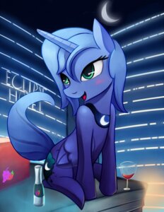 Rating: Safe Score: 0 Tags: alcohol bar beverage blue_body blue_feathers blush cutie_mark detailed_background e621 equid equine feathered_wings feathers female feral food friendship_is_magic hasbro horn hotel mammal my_little_pony mythological_creature mythological_equine mythology negativefox princess_luna_(mlp) punch_(drink) solo tail toony wine winged_unicorn wings User: bunchy7s