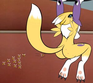 Rating: Questionable Score: 0 Tags: 2012 anthro arthropod bandai_namco bee bee_sting black_outline black_sclera blue_eyes breasts bsting butt canid canine dangling digimon digimon_(species) digital_media_(artwork) dipstick_tail e621 female full-length_portrait fur group hymenopteran insect mammal markings mostly_nude outline portrait renamon solo_focus sting tail tail_markings white_body white_fur yellow_body yellow_fur User: bunchy7s