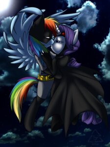 Rating: Safe Score: 0 Tags: 2011 batman batman_(series) blackbewhite2k7 blue_body blue_eyes blue_feathers blue_fur catwoman clothing cosplay crossover crossover_cosplay dc_comics duo e621 equid equine eye_contact feathered_wings feathers female female/female flying friendship_is_magic fur hair half-closed_eyes hasbro hi_res horn hug kissing looking_at_another mammal mask melancholysanctuary multicolored_hair my_little_pony mythological_creature mythological_equine mythology narrowed_eyes pegasus purple_eyes rainbow_dash_(mlp) rainbow_hair rarity_(mlp) tail unicorn wings User: bunchy7s