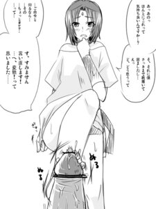 Rating: Explicit Score: 0 Tags: bar_censor blush censored clothed_female drawing feet female footjob japanese_text looking_down male monochrome penis rule34 speech_bubble standing standing_footjob User: bunchy7s