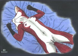Rating: Explicit Score: 0 Tags: 2001 anthro bed biped breasts canid canine e621 female fox furniture genitals lying mammal nightdancer nipples nude on_back on_bed shaded solo tail vulva User: bunchy7s