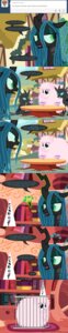 Rating: Safe Score: 0 Tags: 2014 absurd_res arthropod blue_eyes cage changeling_(mlp) clothing comic crown dunce_cap e621 earth_pony english_text equid equine exclamation_point fan_character fangs female feral fluffle_puff fluffy friendship_is_magic fur glowing green_eyes green_hair hair hasbro hat headgear headwear hi_res horn horse levitation long_image magic mammal mixermike622 my_little_pony outside pink_body pink_fur pink_hair pony ponyville queen_chrysalis_(mlp) scrunchy_face tall_image teeth text tumblr url User: bunchy7s