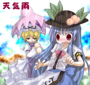 Rating: Questionable Score: 0 Tags: blue_hair female flat_chest food fruit hat long_hair nipples peach_(fruit) rain ribbon ribbons rule34 see-through tenshi_hinanawi touhou umbrella wet wet_clothes yukari_yakumo yukitokaze User: bunchy7s