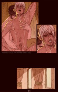 Rating: Explicit Score: 0 Tags: comic dragon_age dragon_age_2 fenris_(dragon_age) gay hawke male male_only millilicious multiple_boys multiple_males rule34 tagme tattoo yaoi User: bunchy7s