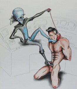 Rating: Explicit Score: 0 Tags: balls blue_skin bulge clothed_male_nude_male cmnm collar dreamworks dreamworks_animation duo erect_nipples erection foot_fetish footjob_with_legwear gay gay_domination hands_behind_back interspecies kissing_foot kneeling leash leash_pull long_gloves male male_only megamind megamind_(character) metro_man nipples pacific_data_images paramount_pictures restrained rule34 simple_background superhero supervillain tagme tripperfunster yaoi User: bunchy7s