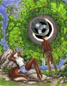 Rating: Safe Score: 0 Tags: anthro barefoot bernal_sphere brian_edwards canid canine clothing detailed detailed_background duo e621 feet female footwear inside male mammal megastructure niffad orbital_habitat outside plantigrade science_fiction shoes space tail toes toony User: bunchy7s