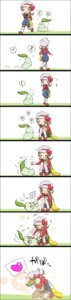 Rating: Safe Score: 0 Tags: :3 :> :d >o< bag chibi chikorita clothing comic daww dialogue duo e621 female generation_2_pokemon hat headgear headwear heart_symbol hi_res hug human japanese_text kage_018 long_image lyra_(pokemon) mammal monochrome musical_note musical_symbol nintendo pigtails pokemon pokemon_(species) ribbons simple_background smile symbol tall_image text tickling white_background User: bunchy7s