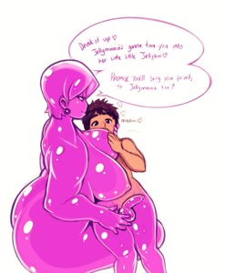 Rating: Explicit Score: 0 Tags: breastfeeding dialogue duo e621 english_text female foreskin genitals goo_creature goo_humanoid humanoid male modeseven mommydom penis slime speech_bubble text transformation what User: bunchy7s