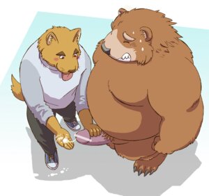 Rating: Explicit Score: 0 Tags: anthro barazoku bear biceps big_muscles blush bodily_fluids brown_bear canid canine censor_bar censored clothing cum cum_on_hand cumshot duo e621 ejaculation erection eyes_closed fur gadoran genital_fluids genitals grizzly_bear handjob humanoid_genitalia humanoid_penis ineffective_censorship kemono male male/male mammal muscular muscular_male nude orgasm overweight penile penis penis_milking pubes red_eyes sex slightly_chubby sweat tail tongue tongue_out translucent_censor translucent_censor_bar ursine User: bunchy7s