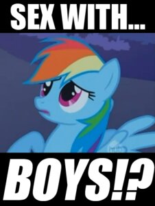 Rating: Safe Score: 0 Tags: blue_body blue_feathers blue_fur e621 english_text equid equine eyelashes feathered_wings feathers female feral friendship_is_magic fur grandfathered_content hair hasbro horse humor image_macro lol_comments low_res mammal meme multicolored_hair my_little_pony mythological_creature mythological_equine mythology pegasus pony rainbow rainbow_dash_(mlp) rainbow_hair reaction_image screencap solo stated_homosexuality stated_sexuality text unknown_artist wings User: bunchy7s