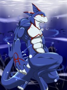 Rating: Safe Score: 0 Tags: 2009 abs anthro anthrofied aquatic biceps big_muscles biped cetacean detailed_background e621 facial_markings generation_3_pokemon head_markings kyogre legendary_pokemon male mammal markings muscular muscular_anthro muscular_male nintendo nude pokemon pokemon_(species) pokemorph solo suruga tail underwater water User: bunchy7s