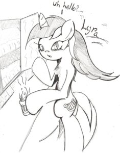 Rating: Safe Score: 0 Tags: 2013 black_and_white blush dj.haruna_dash e621 english_text equid equine female feral friendship_is_magic hasbro horn looking_at_viewer lyra_heartstrings_(mlp) mammal monochrome my_little_pony mythological_creature mythological_equine mythology simple_background solo text unicorn User: bunchy7s
