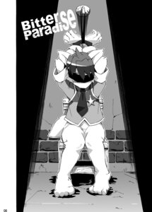 Rating: Explicit Score: 0 Tags: black_and_white blindfold bondage bottomless canine chair clothing comic english_text male monochrome police rope rule34 sitting star tail_concerto text the_police_of_porto_village translated unconscious waffle_ryebread User: bunchy7s