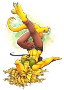 Rating: Safe Score: 0 Tags: 3_toes abs anthro belt blonde_hair bottomwear breasts brown_eyes claws clothing curly_hair dragon e621 feet female hair lizardbeth looking_at_viewer lying mythological_creature mythological_scalie mythology non-mammal_breasts pants raised_leg scalie serylis shirt simple_background smile solo tail toes topwear upside_down white_background User: bunchy7s