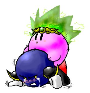 Rating: Explicit Score: 0 Tags: ambiguous_gender kirby kirby_(series) male male/ambiguous meta_knight plasma_kirby rule34 tagme User: bunchy7s