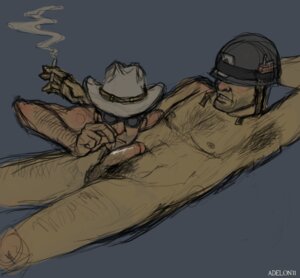 Rating: Explicit Score: 0 Tags: 2boys adelon body_hair card cigarette cigarettes cowboy_hat doing_drugs drug drugged_sex engineer_(team_fortress_2) erect_nipples erection facial_hair gay goggles hand_behind_head helmet lying_on_back male male_only multiple_males nipples nude outstretched_arm rule34 smoke snorting_cocaine soldier_(team_fortress_2) tagme team_fortress_2 valve yaoi User: bunchy7s
