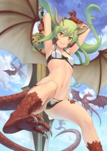 Rating: Safe Score: 0 Tags: animal_humanoid breasts claws clothed clothing dragon dragon_humanoid e621 female green_hair group hair hi_res horn humanoid melee_weapon membrane_(anatomy) membranous_wings mythological_creature mythological_scalie mythology outside scalie skimpy sky small_breasts solo_focus sword tail terumii toe_claws underwear weapon wings yellow_eyes User: bunchy7s