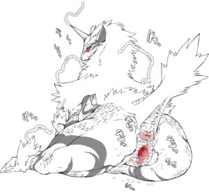 Rating: Explicit Score: 0 Tags: anus blush butt capcom clitoris e621 elder_dragon electricity electrogenesis female feral gaping genitals japanese_text kirin_(mh) lightning looking_back messy monochrome monster monster_hunter nezumi_(artist) solo text translation_request vulva wear_protection User: bunchy7s