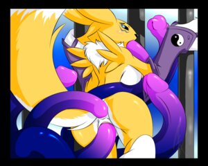 Rating: Explicit Score: 0 Tags: 5:4 all_three_filled anal anal_penetration anthro anus armwear bandai_namco black_border black_sclera blue_eyes blush border breasts bridal_gauntlets butt cage canid canine clothing countershading digimon digimon_(species) dipstick_tail double_penetration e621 elbow_gloves facial_markings fellatio female fur genitals gloves handwear head_markings head_tuft madammiakoda mammal markings multicolored_body multicolored_fur multicolored_tail multiple_penetration oral oral_penetration penetration penile renamon sex solo steel_bars tail tail_markings tentacle_in_mouth tentacle_penetration tentacle_sex tentacles triple_penetration tuft two_tone_body two_tone_fur two_tone_tail vaginal vaginal_penetration vulva white_body white_fur white_tail yellow_body yellow_fur yellow_tail yin_yang User: bunchy7s