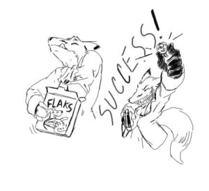 Rating: Safe Score: 0 Tags: anthro black_and_white canid canine cereal e621 food fox line_art low_res male mammal monochrome prize queblock red_(rq) ruby_quest solo surprised tail User: bunchy7s