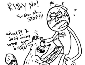 Rating: Explicit Score: 0 Tags: benson male male_only rape_probably regular_show rigby rule34 tagme User: bunchy7s