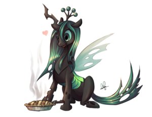 Rating: Safe Score: 0 Tags: 2013 arthropod changeling_(mlp) dessert e621 fangs female feral food friendship_is_magic green_eyes hasbro heart_symbol hole_(anatomy) horn insect_wings lanmana my_little_pony pastry pie quadruped queen_chrysalis_(mlp) simple_background solo steam tail teeth white_background wings User: bunchy7s